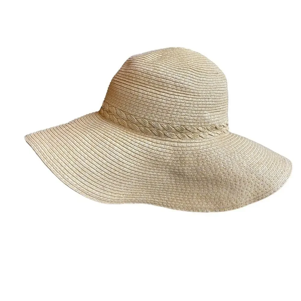 Mint by Goorin Tan Braided 100% Paper Sun Hat Women's Size O/S